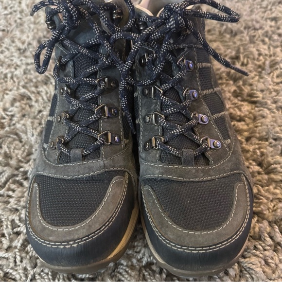 Dansko Paxton Navy Blue Ankle Boots Hiking Size 38 EU US 7.5 orthotic - Picture 5 of 11
